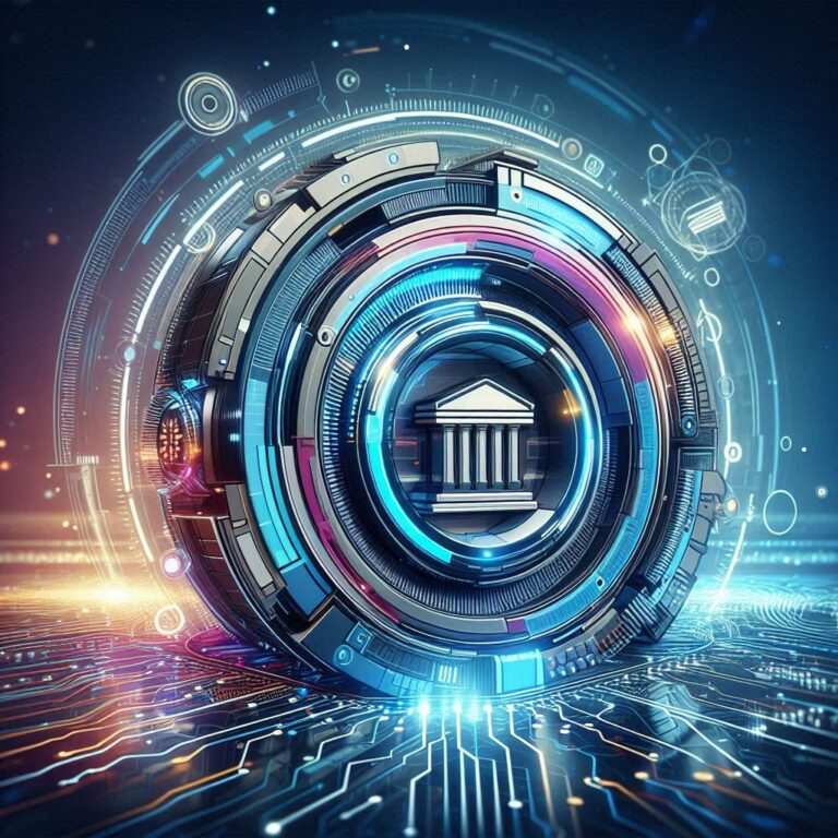 Central Bank Logo with digital aspects
